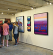 Jackson, Wyoming’s more than 30 fine art galleries will offer a variety of in-person and virtual events, including Gallery Wild, pictured here during the 2019 Jackson Hole Fall Arts Festival.