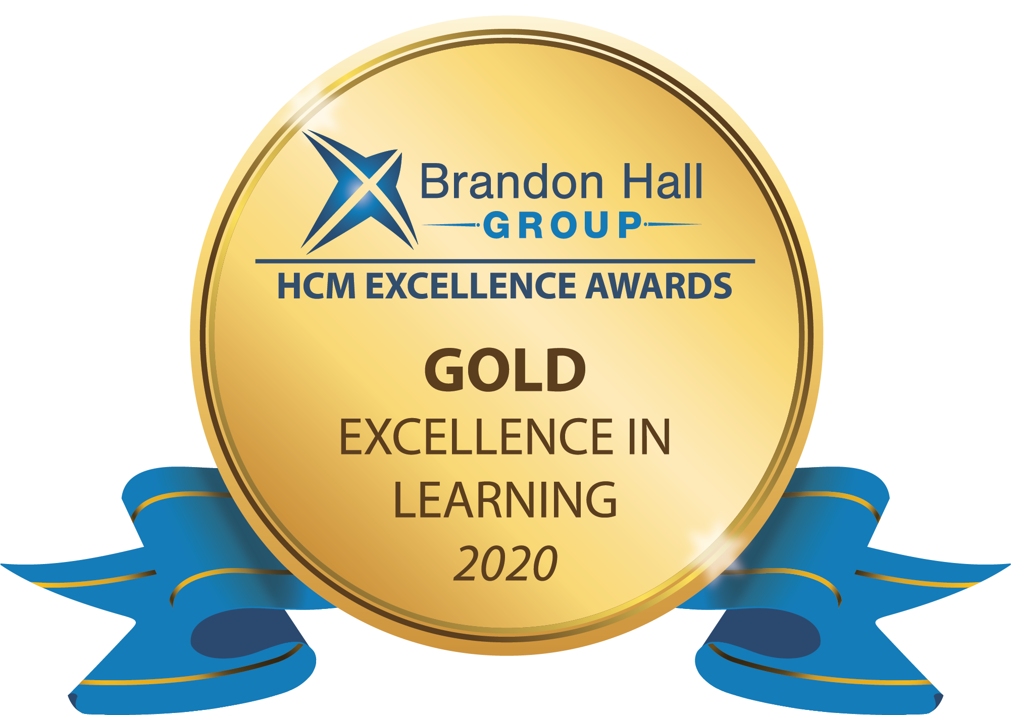 Gold Award medal from Brandon Hall Group HCM Excellence Awards