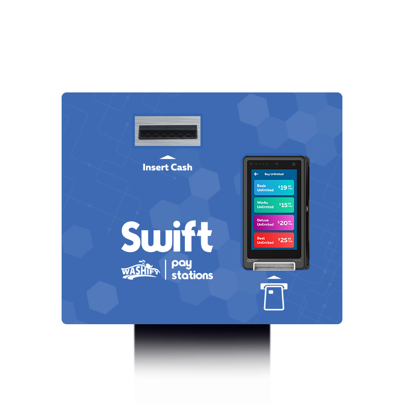 SwiftPay station available as a retrofit and as a stand-alone unit!