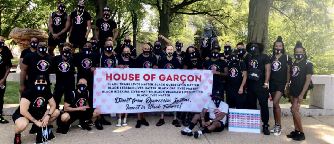 The House of Garcon at the 2020 March on Washington