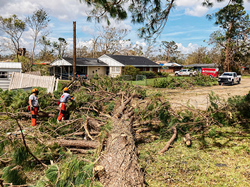 Team Rubicon volunteers are coordinating with local and state emergency response officials to assist Lake Charles and Calcasieu Parish, LA as well as Orange County, TX in recovering from the storm.