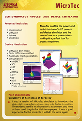 MicroTec Easy-to-Use and Robust TCAD Tool