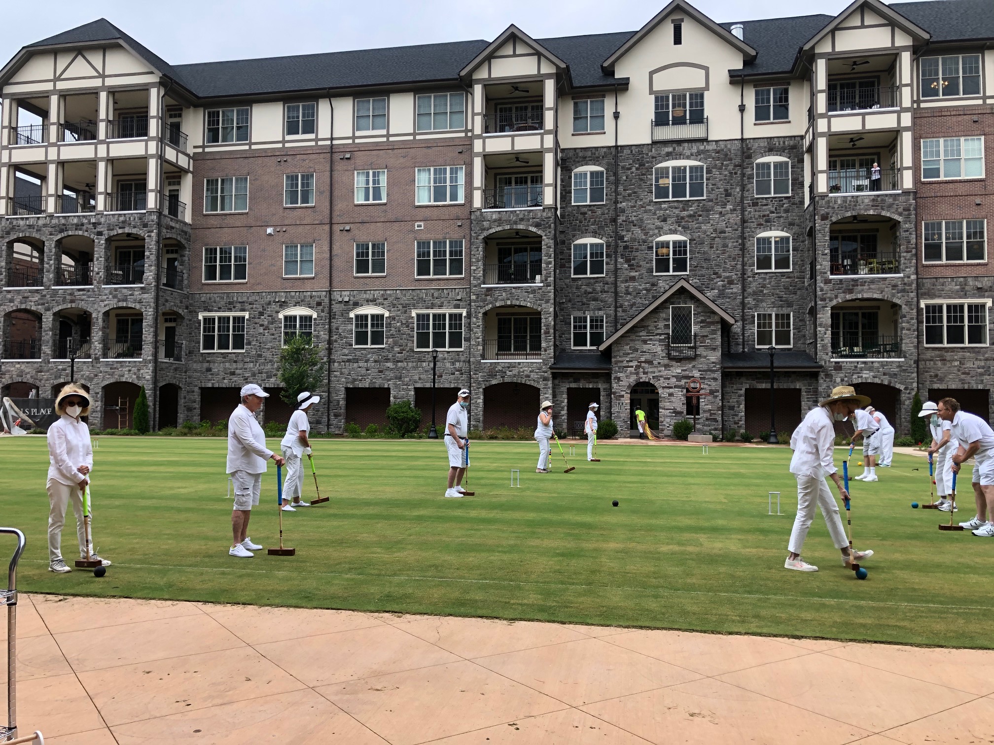Croquet is a good sport for COVID-19, as social distancing is built into the etiquette of the game