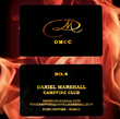 DMCC DANIEL MARSHALL CAMPFIRE CLUB Membership Card