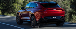 2021 Aston Martin DBX rear in red