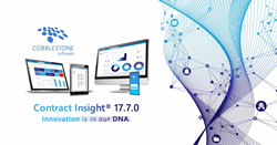 CobbleStone Software new release, Contract Insight 17.7.0.