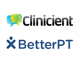 Clinicient and BetterPT logos