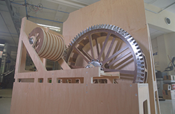 Waterwheel recreated for the APM.