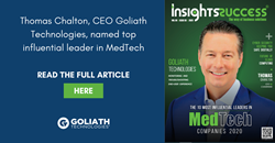 Thomas Charlton, CEO of Goliath Technologies Named Leader in for Healthcare IT