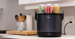 An image of Oliver, the smart cooking robot
