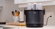 An image of Oliver the smart robot chef on a kitchen counter