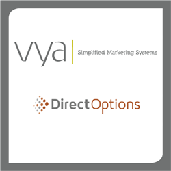 Vya and Direct Options logo