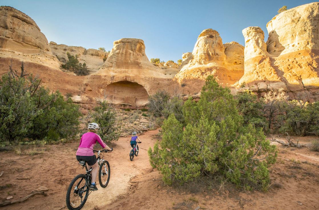 From single tracks to challenging climbs in the San Juan Mountains, Mesa Verde Country offers trails that traverse slick rock, old-growth forest and even ancient ruins.
