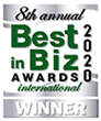 Best in Biz Awards 2020 International silver winner logo