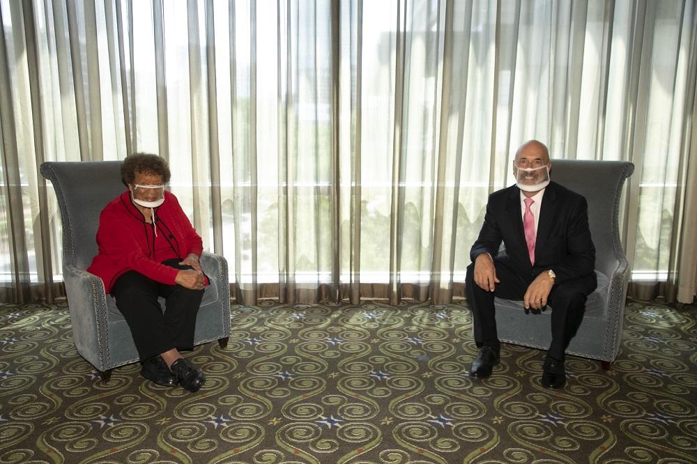 Dr Joycelyn Elders-15th Surgeon General & Dave Nassaney at CNN Center