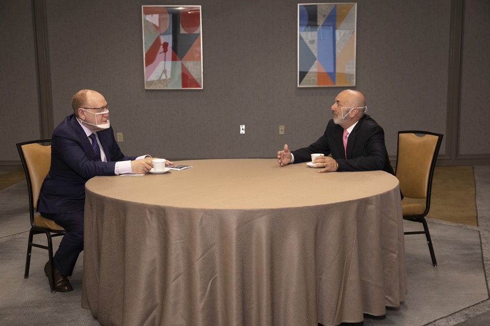 Dr Marc Siegel & Dave Nassaney at CNN Center