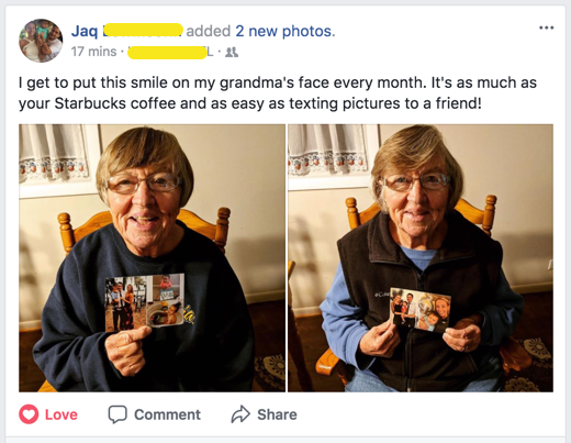 Grandparents around the world are smiling