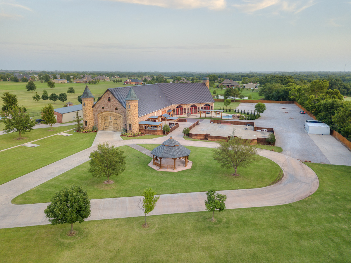 Milam Castle is a one-of-a-kind luxury manor perched on 5 acres and is Selling at No-Reserve Auction Oct 31st Oklahoma City, OK