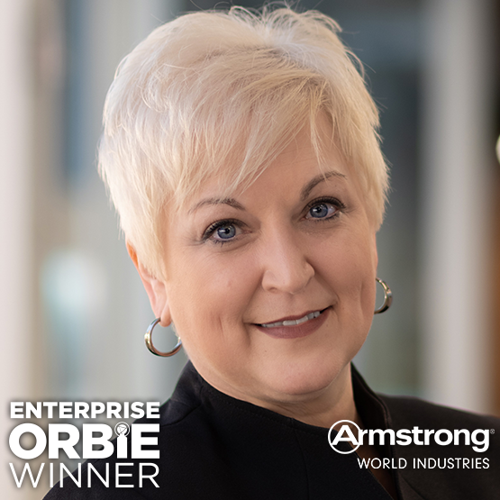 Enterprise ORBIE Winner, Dawn Kirchner-King of Armstrong World Industries