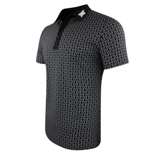 PXG Crossed Driver Polo Shirt with Snap Placket