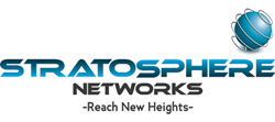 Stratosphere Networks logo with the slogan "Reach new heights."