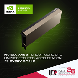 NVIDIA A100 and Koi Computers Servers, Clusters