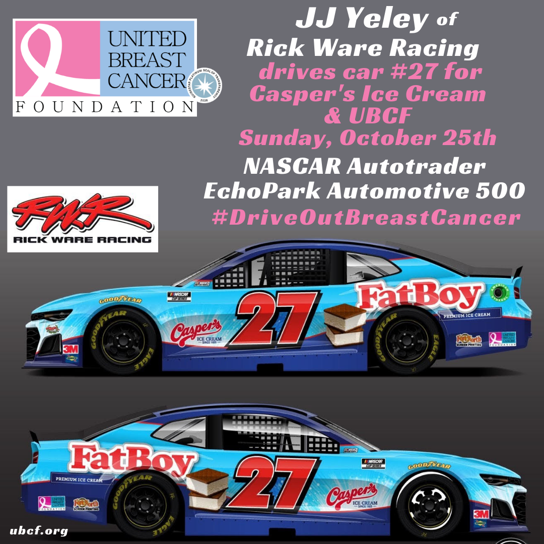 JJ Yeley joins UBCF to Drive Out Breast Cancer
