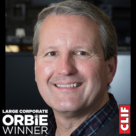 Large Corporate ORBIE Winner, Todd Wilson of Clif Bar & Company
