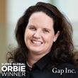 Super Global ORBIE Winner, Sally Gilligan of Gap Inc.