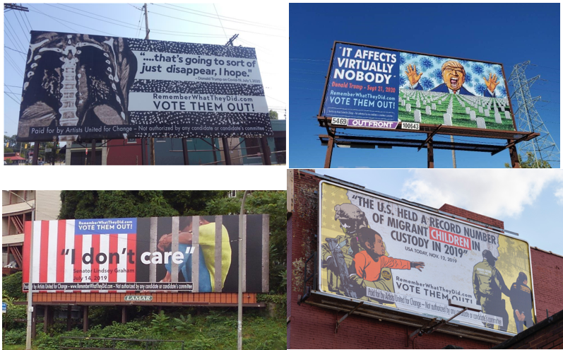 Artists Launch Over 200 Striking Anti-Trump Billboards In Cities In ...