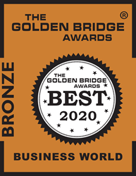 Logo for the Golden Bridge Award