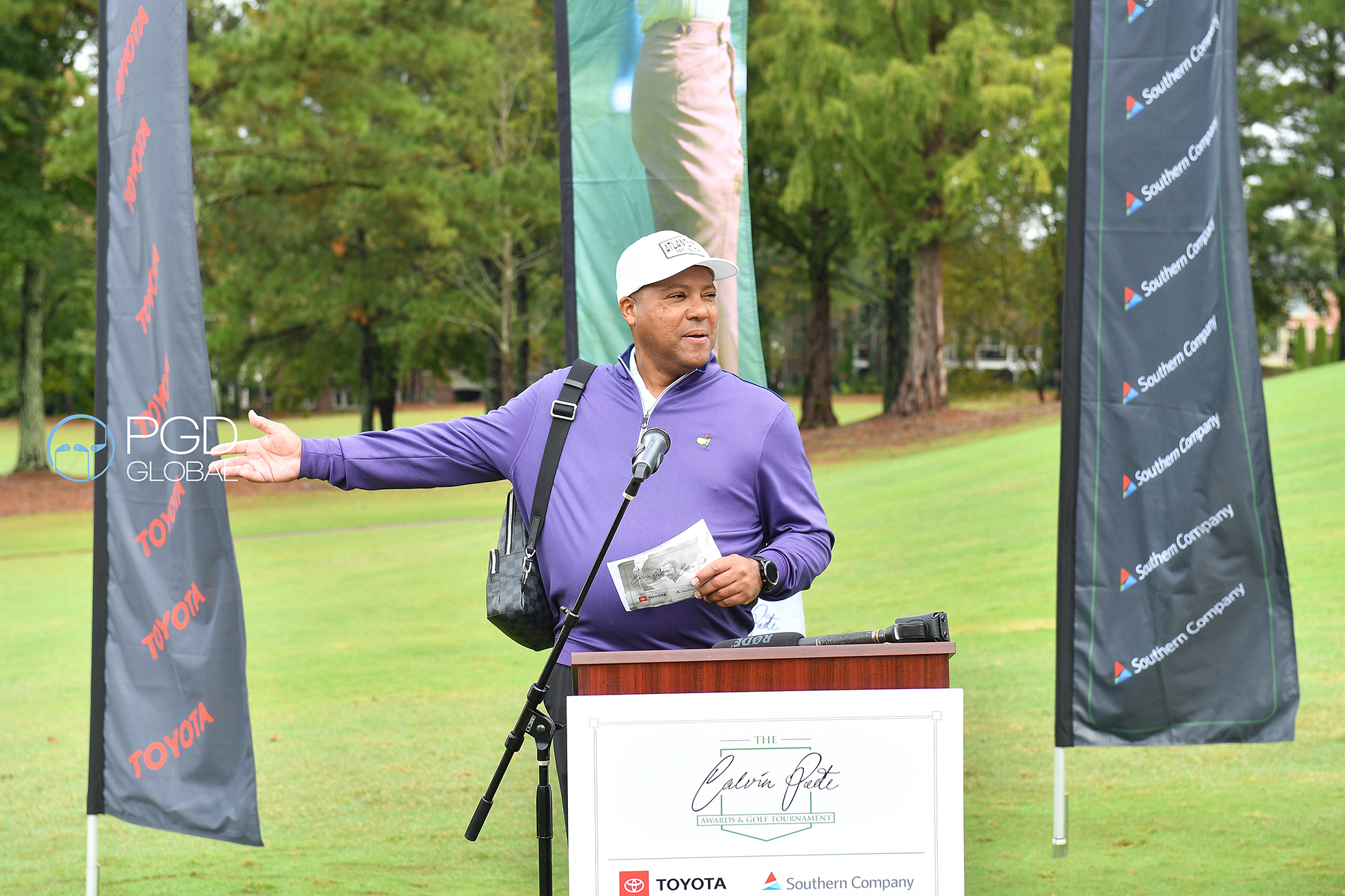 Martin Davis, CIO of Southern Company, speaks about Southern Company's commitment to the game of golf through the Calvin Peete Foundation at the 2020 Calvin Peete Awards & Golf Tournament.