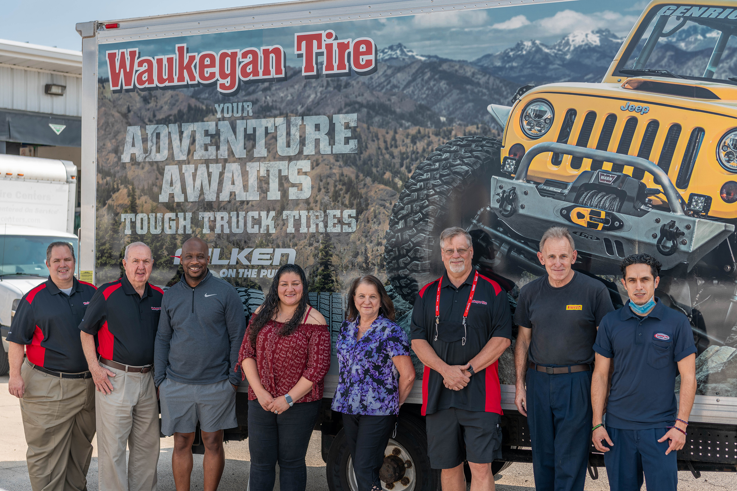 Part of the dedicated staff at Waukegan Tire - Park City, ILL location