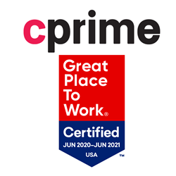Cprime Company Logo - GPTW Award Certification
