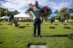 Crowley serves veterans and military members by being the official sponsor of Wreaths Across America in Puerto Rico.