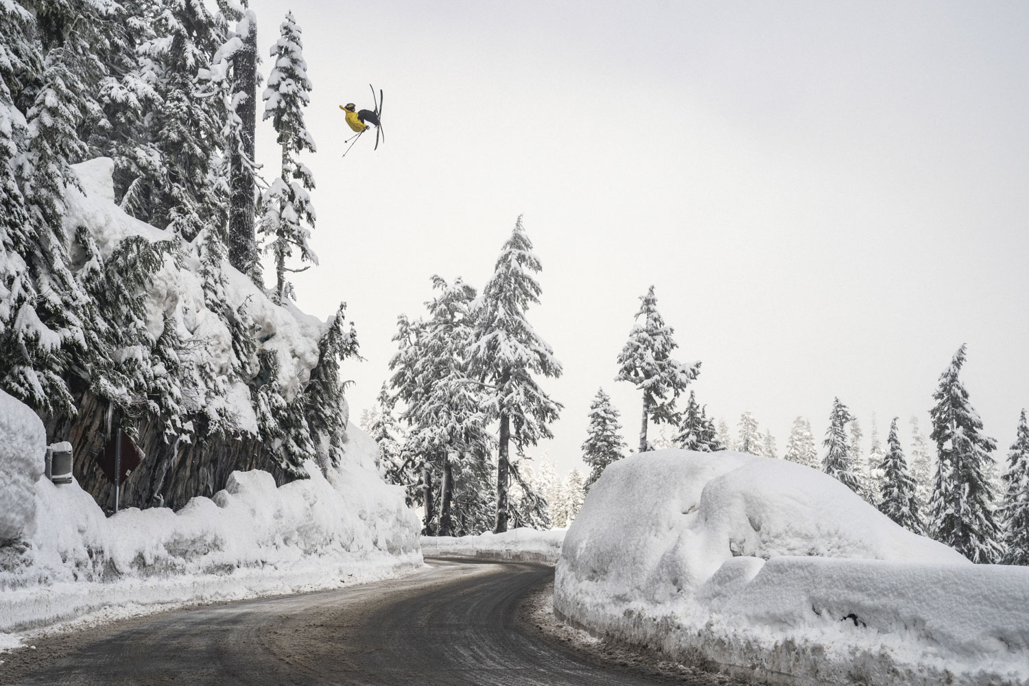 Monster Energy's Henrik Harlaut Filming for Salute in Mt. Baker