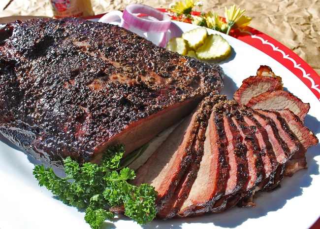 Air Ribs whole slow-smoked brisket