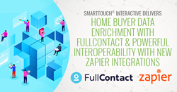 SmartTouch® Interactive Delivers Home Buyer Data Enrichment with FullContact and Powerful Interoperability with New Zapier Integrations
