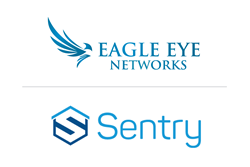 Eagle Eye Networks Logo and Sentry AI Logo