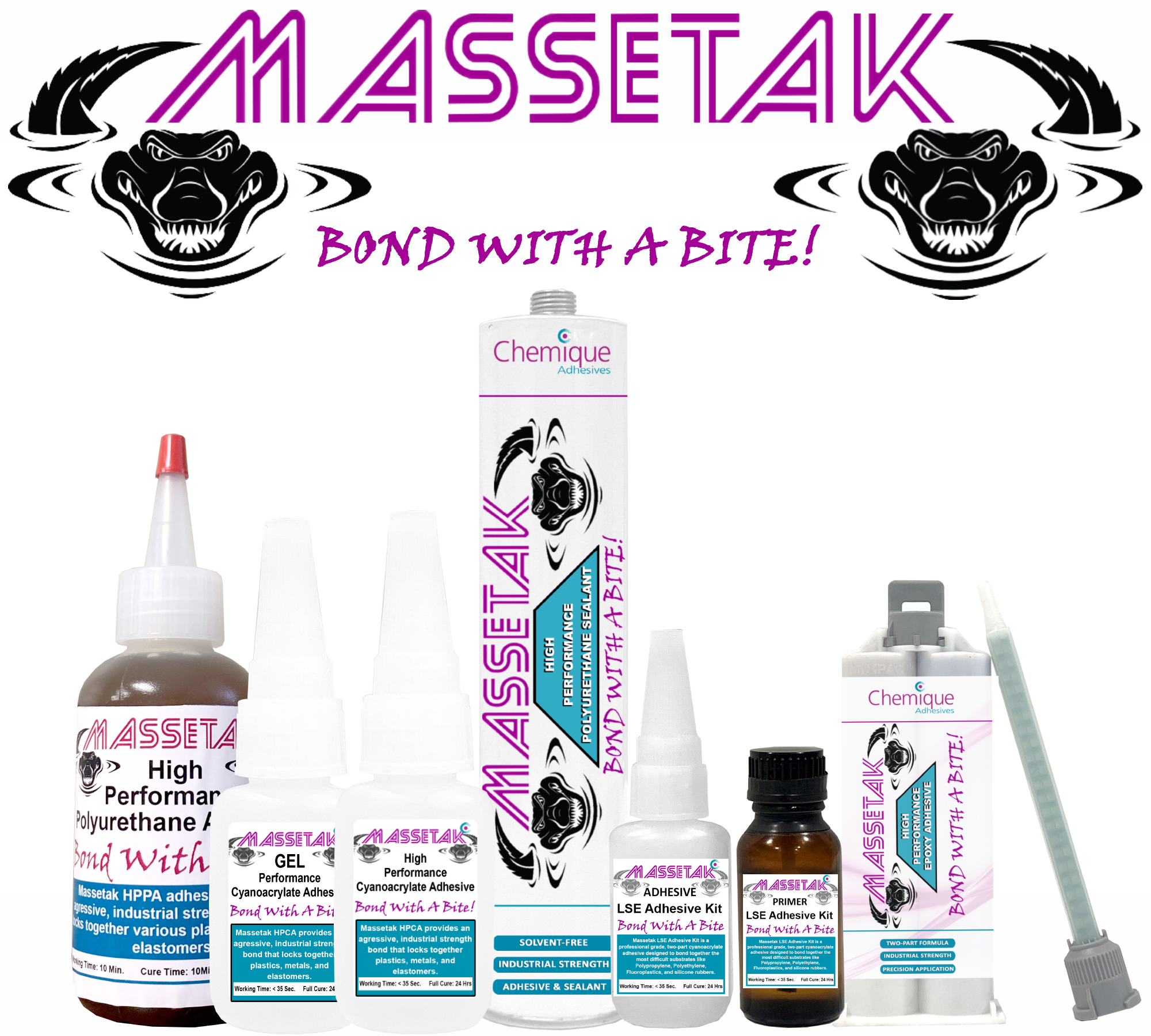 The New Massetak Professional-Grade Adhesive and Sealant Range