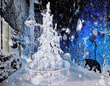 First-ever indoor snowfall experience at Swarovski Crystal Worlds. Snow by TechnoAlpin Indoor
