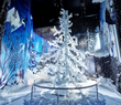 First-ever indoor snowfall experience at Swarovski Crystal Worlds. Snow by TechnoAlpin Indoor