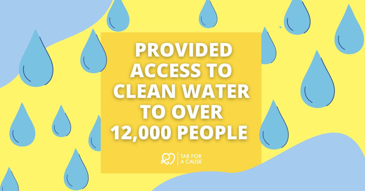 Tabbers provided over 12,000 people with access to clean water