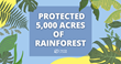 Tab for a Cause protected over 5,000 acres of rainforest