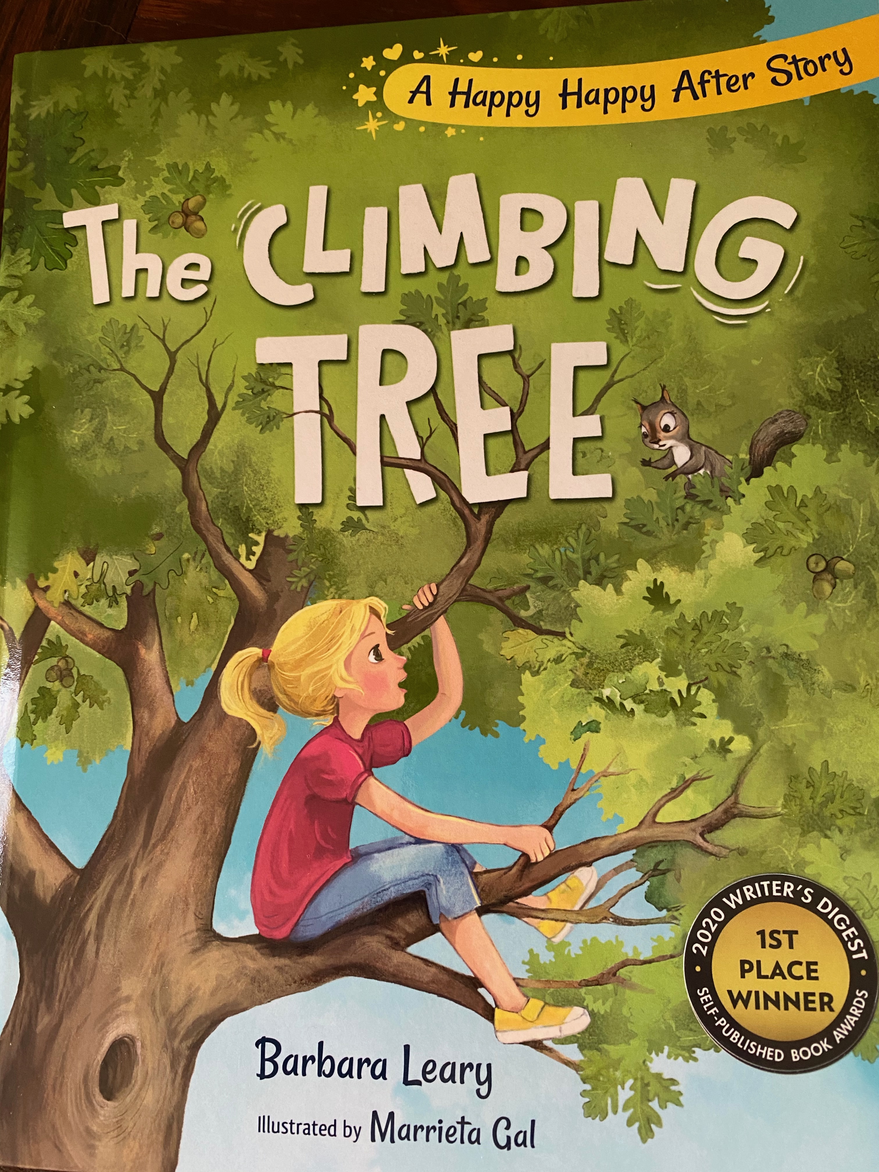 Barbara Leary's award-winning children's book, The Climbing Tree, was inspired by her granddaughter's love of the tree she first learned to climb.