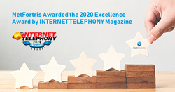 NetFortris Awarded the 2020 Excellence Award by INTERNET TELEPHONY Magazine