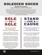 Soledier Socks one-pager-back