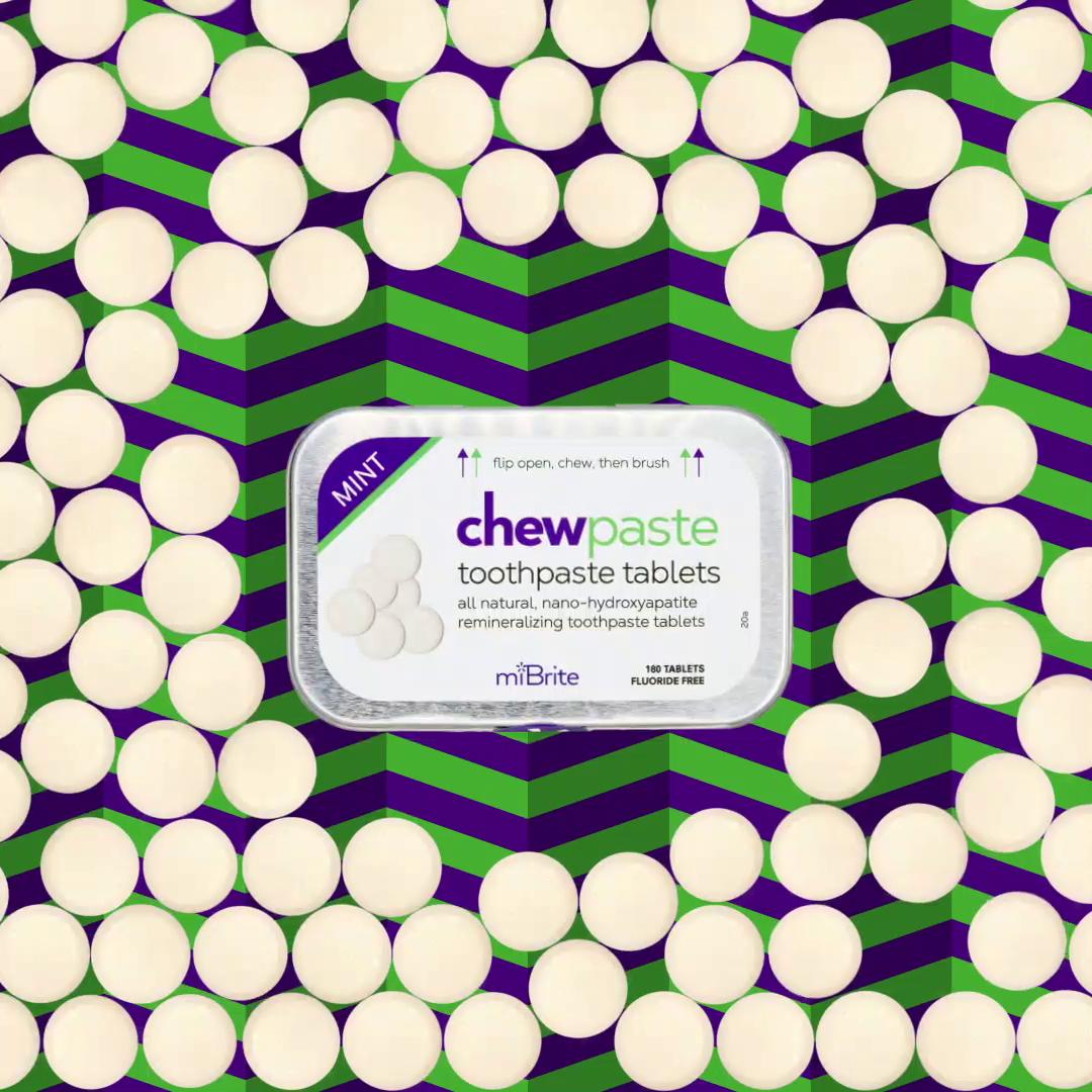 miBrite ChewPaste - Natural Toothpaste Tablets