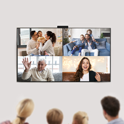 Secure video calling on your TV that puts your privacy first. The Onscreen Spark also has Zoom integration, so that you can chat with your loved ones at home using your largest screen, your TV.