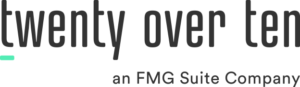 Logo for Twenty Over Ten, an FMG Suite company